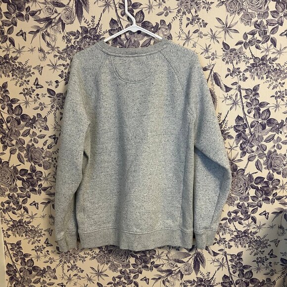 Women's Carhartt Relaxed Fit Midweight Crewneck Block Logo Sleeve Sweatshirt - Picture 3 of 5